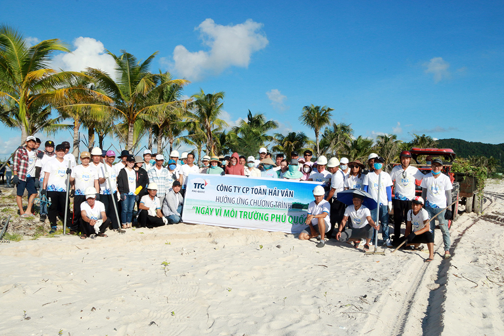 TTC PHÚ QUỐC - Hưởng ứng chương trình: “NGÀY VÌ MÔI TRƯỜNG PHÚ QUỐC” 