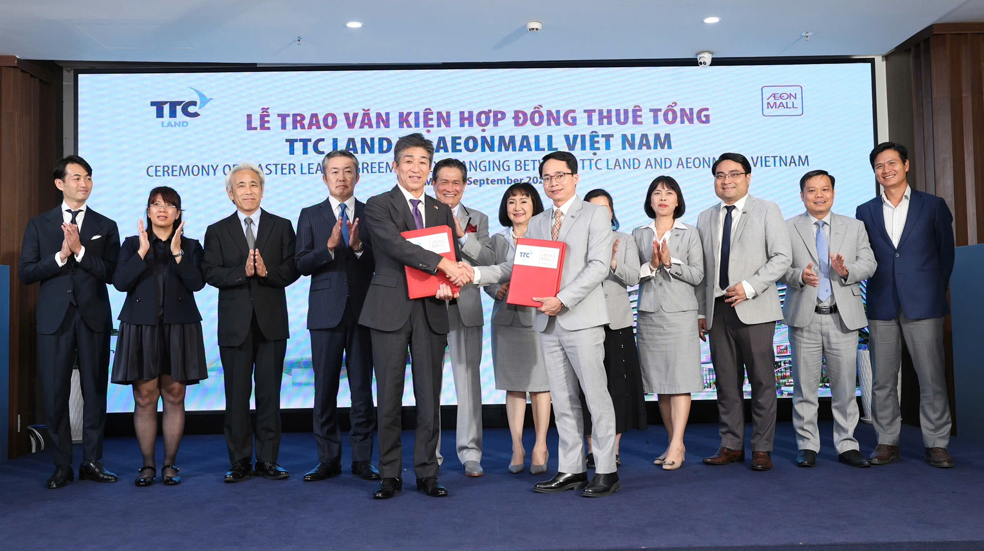TTC Land và AeonMall Việt Nam ký Hợp đồng thuê tổng triển khai TTTM AEON MALL