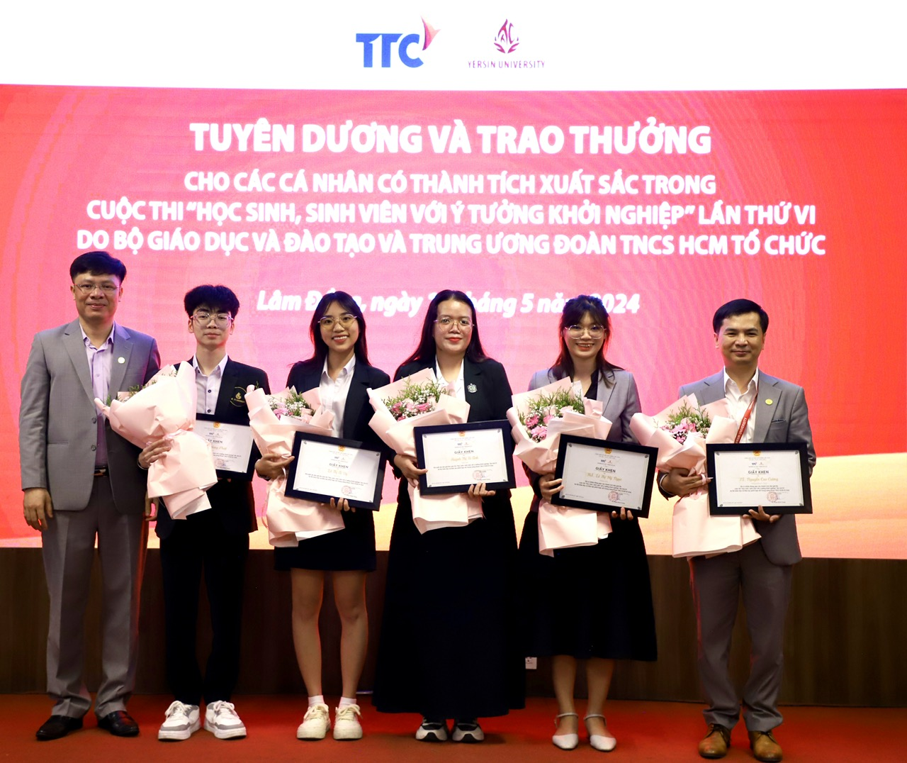 Sinh viên Trường Đại học Yersin Đà Lạt đoạt giải Ba Cuộc thi Học sinh, sinh viên với ý tưởng khởi nghiệp toàn quốc