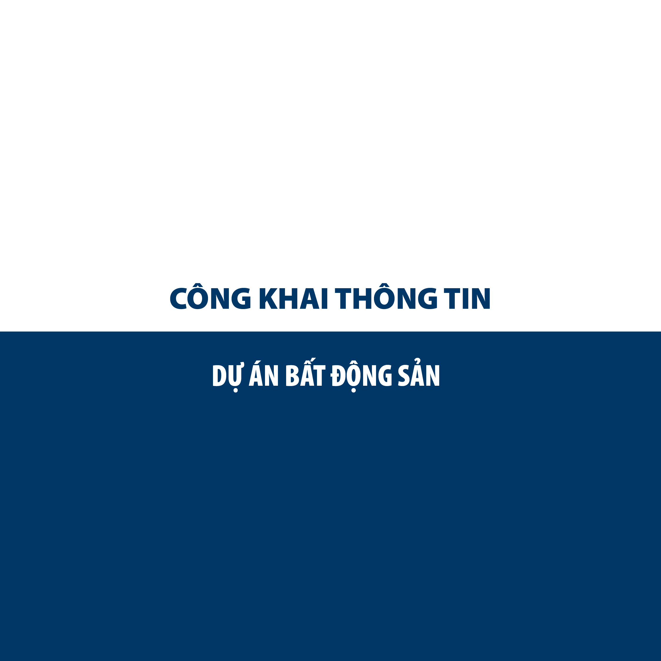 Công khai thông tin về bất động sản, dự án bất động sản đưa vào kinh doanh