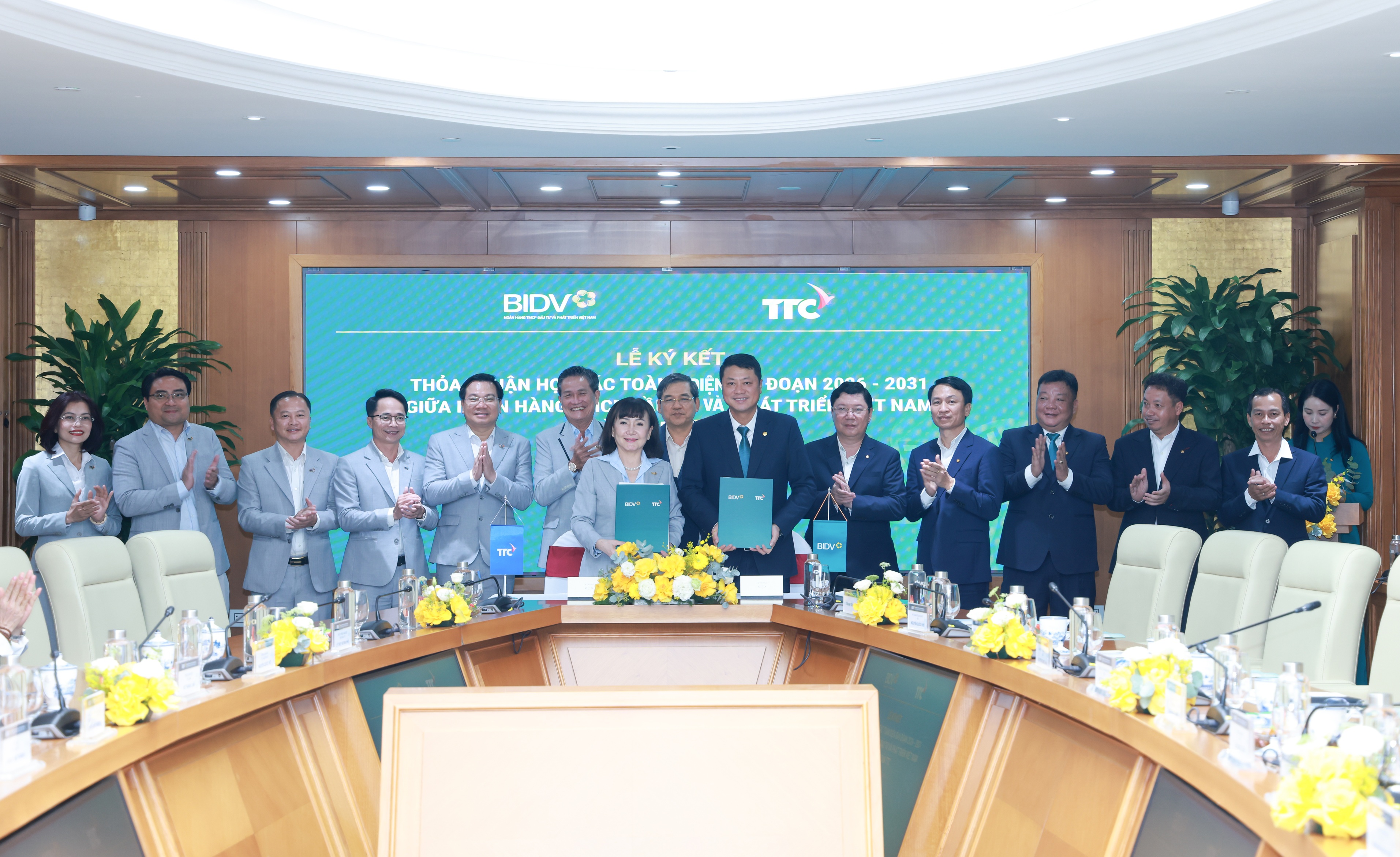 Tập đoàn TTC và BIDV tăng cường hợp tác, thúc đẩy phát triển bền vững